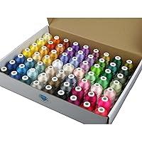 Algopix Similar Product 16 - Simthread 63 Brother Colors Polyester