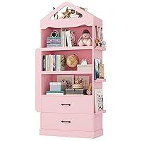 Algopix Similar Product 9 - HOSTACK Tall Kids Bookcase