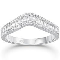 Algopix Similar Product 6 - Newshe Jewellery Wedding Bands for