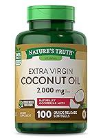Algopix Similar Product 15 - Natures Truth Coconut Oil Capsules 