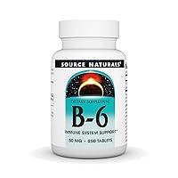 Algopix Similar Product 7 - Source Naturals Vitamin B6 Immune