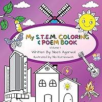 Algopix Similar Product 6 - My STEM Coloring  Poem Book  Fun