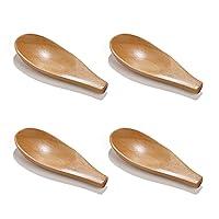 Algopix Similar Product 9 - NUOMI 4 Pack Wooden Scooper Solid Wood