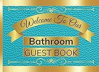 Algopix Similar Product 15 - Welcome To Our Bathroom Guest Book