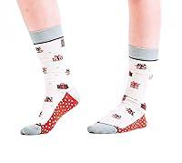 Algopix Similar Product 18 - Woven Pear Womens Cotton Crew Socks