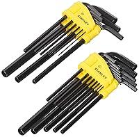 Algopix Similar Product 13 - STANLEY Hex Key Set Long Arm SAE 