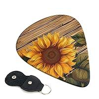 Algopix Similar Product 20 - Paint Wooden Board Sunflower Guitar