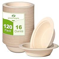 Algopix Similar Product 17 - greensight 16oz Disposable Paper Bowls