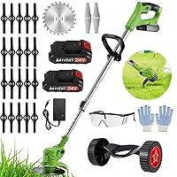 Algopix Similar Product 9 - Cordless Weed Wacker Brush Cutter weed