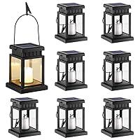 Algopix Similar Product 14 - GIGALUMI 8 Pack Solar Hanging Lantern