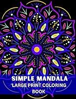 Algopix Similar Product 9 - Simple Mandala Coloring Book for