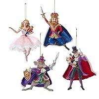 Algopix Similar Product 3 - Nutcracker Suite Ornaments, 4 Assorted