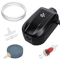Algopix Similar Product 6 - Uniclife Aquarium Air Pump Adjustable