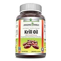 Algopix Similar Product 7 - Amazing Omega Krill Oil with Omega 3s