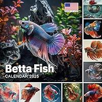 Algopix Similar Product 15 - Betta Fish Calendar 2025 365 Days of