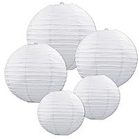 Algopix Similar Product 6 - Beistle White Paper Lantern Assortment