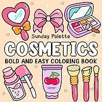 Algopix Similar Product 15 - Cosmetics Bold and Easy Coloring Book