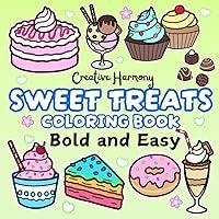 Algopix Similar Product 10 - Sweet Treats Bold and Easy Coloring