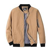 Algopix Similar Product 17 - QLZ Mens Bomber Jackets Varsity Flight