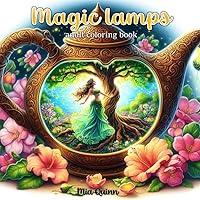 Algopix Similar Product 1 - Magic Lamps Coloring Book for Adults