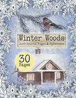 Algopix Similar Product 11 - Winter Woods Junk Journal Pages 