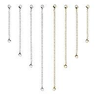 Algopix Similar Product 15 - Dbuy 8 Pcs Necklace Extender Gold and
