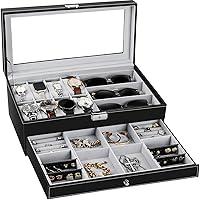 Algopix Similar Product 9 - TomCare Watch Box Watch Case Jewelry