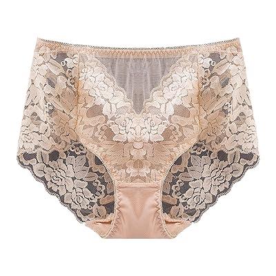 High Waisted Breathable Underwear for Women Floral Print No Show