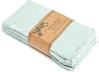 Algopix Similar Product 4 - ACCENTHOME Teal Cotton Linen Napkin Set