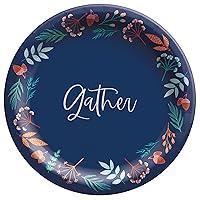 Algopix Similar Product 14 - Amscan Elegant Blue Fall Gather Round