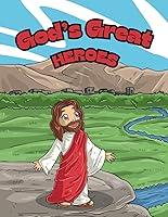 Algopix Similar Product 5 - God's Great Heroes Coloring Book