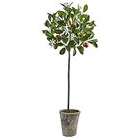 Algopix Similar Product 14 - Nearly Natural 38in. Potted Orange Tree