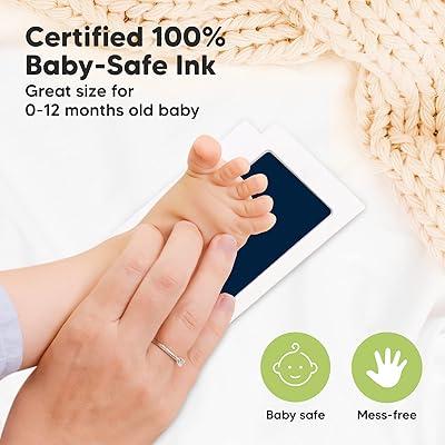  Inkless Hand and Footprint Kit, Ink Pads for Baby