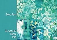 Algopix Similar Product 4 - Boho Teal Scrapbook Paper Pad 72