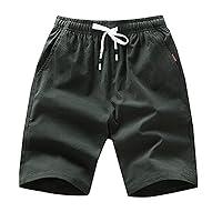 Algopix Similar Product 20 - Uaizbly Mens Cotton Shorts Casual