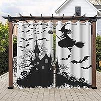 Algopix Similar Product 6 - Halloween Outdoor Curtains for Patio