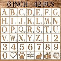 Algopix Similar Product 1 - DZXCYZ 6 Inch Letter Stencils Numbers