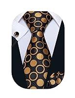 Algopix Similar Product 4 - BarryWang Mens Tie Set Polka Dot