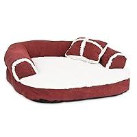 Algopix Similar Product 8 - Petmate Aspen Pet Sofa Bed with Pillow
