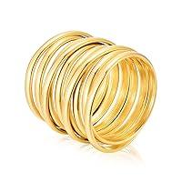 Algopix Similar Product 19 - VNOX Cocktail Gold Rings for Women 