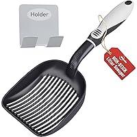 Algopix Similar Product 11 - iPrimio Cat Litter Scoop Metal w Deep