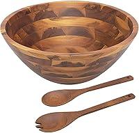 Algopix Similar Product 11 - AIDEA Salad Bowls Wooden Salad Bowls
