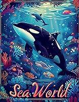 Algopix Similar Product 4 - Adult Coloring Book : Sea World