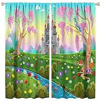 Algopix Similar Product 9 - Cartoon Curtains Fairytale Themed