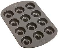 Algopix Similar Product 5 - Wilton Small Donut Pan 12-Cavity, Steel