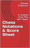Algopix Similar Product 14 - Chess Notations  Score Sheet An