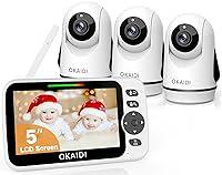 Algopix Similar Product 12 - OKAIDI Video Baby Monitor with 3