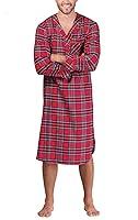 Algopix Similar Product 8 - PajamaGram Mens Sleep Shirt Flannel 