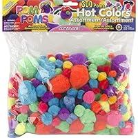 Algopix Similar Product 11 - Pepperell Poms, Hot Colors