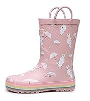 Algopix Similar Product 18 - RAINANGEL Toddler Rain Boots with